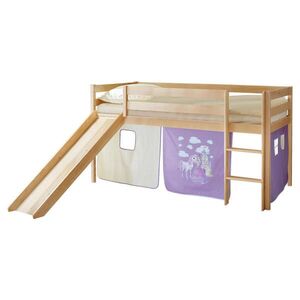 Livetastic POSTEL S PROSTOREM NA HRANÍ, 90/200 cm, barvy borovice, šeříková obraz