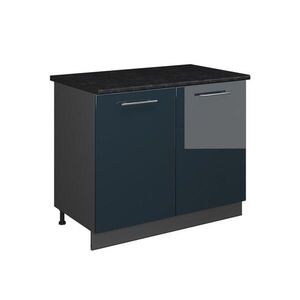 Vicco SKŘÍŇKA POD DŘEZ Fame-Line, Tmavě modrá s vysokým leskem/Antracit, 100 cm, PD Antracit obraz