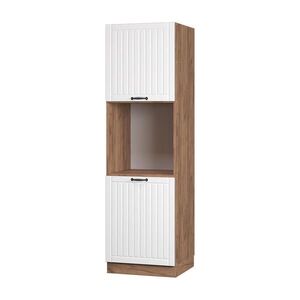 Vicco SKŘÍŇKA NA VESTAVĚNOU TROUBU Fame-Line Bílý venkovský dům 60 cm otevřený obraz