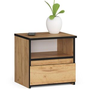 RAUMHIRSCH FURNITURE NOČNÍ STOLEK dub Craft 40/40/35 obraz