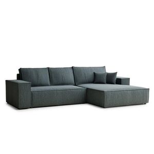 Maison de Reve ROHOVÁ SEDAČKA s funkcí spaní Maze, textil, modrý obraz