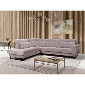 MID.YOU ROHOVÁ SEDAČKA, textil, kompozitní dřevo, cappuccino obraz