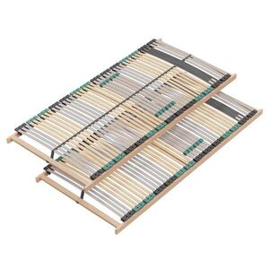 Sleepneo SADA lamelových roštů Premium Strong 200 – 180x200 cm (2x 90x200 cm), nosnost až 200 kg, 42 lamel obraz