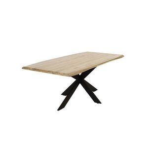 P & B JÍDELNÍ STŮL, dub, černá, barvy dubu, 200/100/76 cm obraz