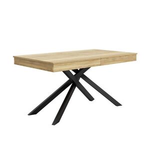 OKWISH JÍDELNÍ stůl 140–180/80 cm dubová z MDF s rozkládací deskou obraz