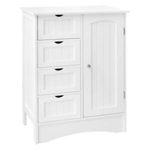 ML-DESIGN KOUPELNOVÁ skříňka, bílá, 55 x 81 x 30 cm obraz