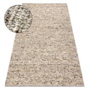 rugsX KOBEREC NEPAL 2100 sand, béžový - vlněný, oboustranný, přírodní 140/190 cm obraz
