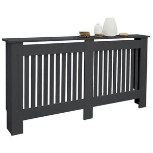 ML-DESIGN KRYT RADIÁTORU ve venkovském stylu 152 x 19 x 82 cm antracit obraz