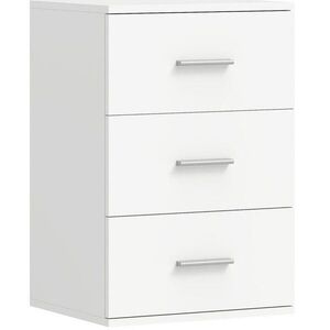 Redom NOČNÍ stolek 40/35/60 cm se 3 zásuvkami, MDF s melaminovým povrchem, Bílá obraz