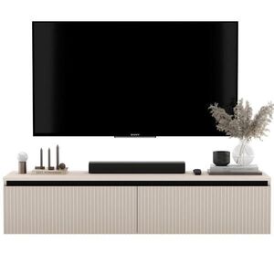 Meble Lindner TV-STOLEK Selene matný kašmír 140 cm obraz