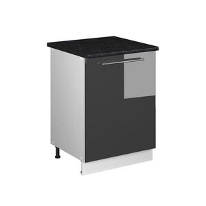 Vicco SKŘÍŇKA POD DŘEZ Fame-Line, Antracitový vysoký lesk/Bílá, 60 cm obraz