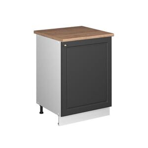 Vicco SKŘÍŇKA POD DŘEZ Fame-Line, Anthrazit-Gold Landhaus/Bílá, 60 cm obraz