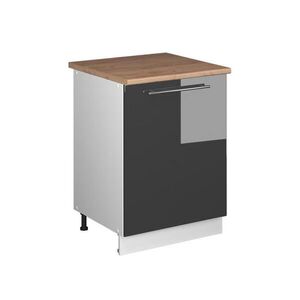 Vicco SKŘÍŇKA POD DŘEZ Fame-Line, Antracitový vysoký lesk/Bílá, 60 cm obraz