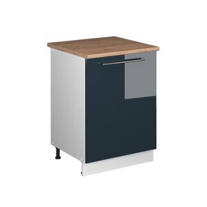 Vicco SKŘÍŇKA POD DŘEZ Fame-Line, Tmavě modrá s vysokým leskem/Bílá, 60 cm obraz