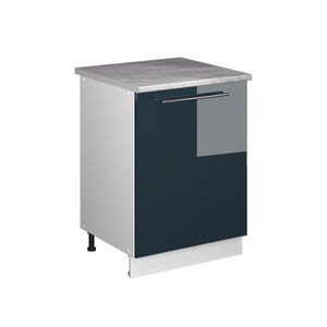 Vicco SKŘÍŇKA POD DŘEZ Fame-Line, Tmavě modrá s vysokým leskem/Bílá, 60 cm obraz