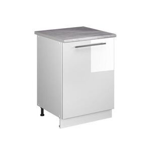 Vicco SKŘÍŇKA POD DŘEZ Fame-Line, Bílá vysoký lesk/Bílá, 60 cm obraz