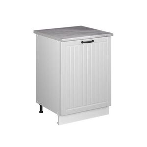Vicco SPODNÍ SKŘÍŇKA KUCHYŇSKÉ LINKY Fame-Line, Bílý venkovský dům/Bílá, 60 cm 1 dvířka s pracovní deskou obraz