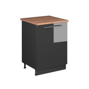 Vicco SKŘÍŇKA POD DŘEZ Fame-Line, Antracitový vysoký lesk/Antracit, 60 cm obraz