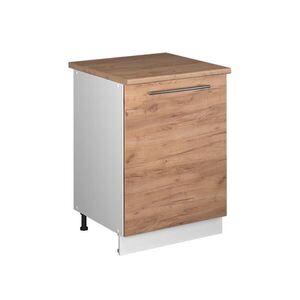 Vicco SPODNÍ SKŘÍŇKA KUCHYŇSKÉ LINKY Fame-Line, Zlatý mocný dub/Bílá, 60 cm 1 dvířka s pracovní deskou obraz