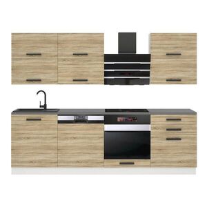 B BELINI GROUP KUCHYŇSKÁ LINKA Madison 240 cm, s pracovními deskami, Dub Sonoma obraz