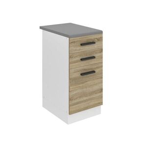 B BELINI GROUP KUCHYŇSKÁ SPODNÍ SKŘÍŇKA 40 cm, s pracovní deskou, se zásuvkami, Dub Sonoma obraz