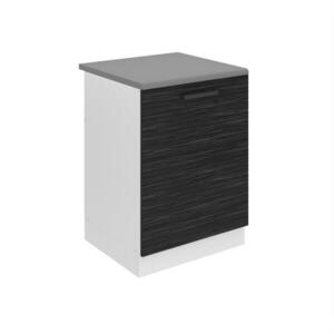 B BELINI GROUP SKŘÍŇKA POD DŘEZ 60 cm SDZ, s pracovní deskou, s 1 dvířky, Královský eben obraz