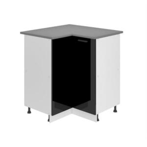 B BELINI GROUP KUCHYŇSKÁ SPODNÍ SKŘÍŇKA 90 cm SNP s pracovní deskou, Černá lesklá obraz
