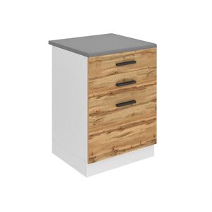 B BELINI GROUP KUCHYŇSKÁ SPODNÍ SKŘÍŇKA 60 cm SDSZ, s pracovní deskou, se zásuvkami, Dub Wotan obraz