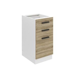 B BELINI GROUP KUCHYŇSKÁ SPODNÍ SKŘÍŇKA 40 cm, bez pracovní desky, se zásuvkami, Dub Sonoma obraz