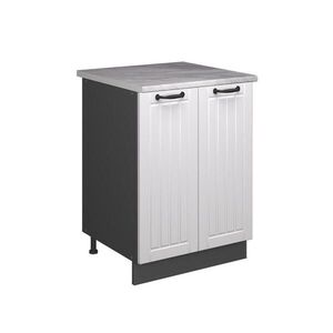 Vicco SKŘÍŇKA POD DŘEZ Fame-Line, Bílý venkovský dům/Antracit, 60 cm obraz