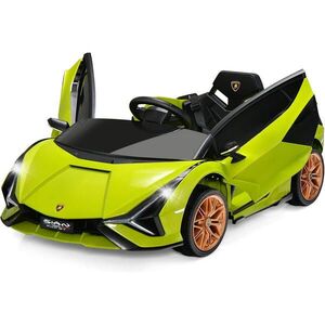 COSTWAY DĚTSKÉ AUTO Lamborghini 12V zelené obraz