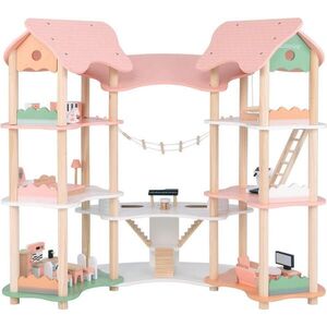 COSTWAY DOMEK PRO PANENKY 85 cm Růžový obraz