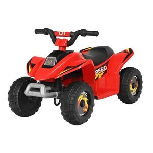 COSTWAY DĚTSKÁ MOTOCYKL 6V elektrická dětská čtyřkolka červená obraz