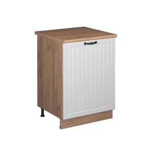 Vicco SKŘÍŇKA POD DŘEZ Fame-Line, Bílý venkovský dům/Zlatý mocný dub, 60 cm obraz