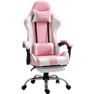 OKWISH HERNÍ židle 64/67/119-127 cm růžová z pěny s opěrkou hlavy, bederní opěrkou a podnožkou obraz
