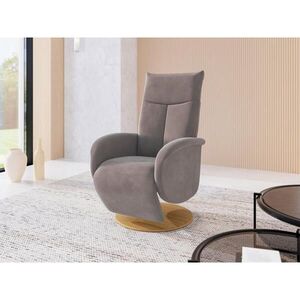 Sit & More RELAXAČNÍ KŘESLO, textil, šedohnědá obraz