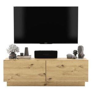Meble Lindner TV stolek Enjoy Dub Artisan 120 cm se soklem obraz