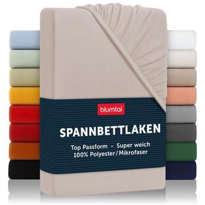 Blumtal NAPÍNACÍ prostěradlo z mikrovlákna, 120/190/30 cm, Taupe obraz