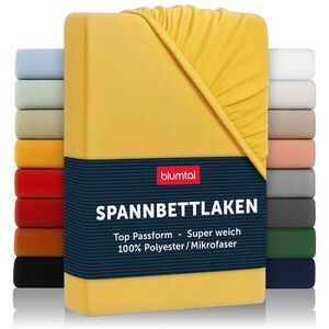 Blumtal NAPÍNACÍ prostěradlo z mikrovlákna, 80/200/30 cm, Žlutá obraz