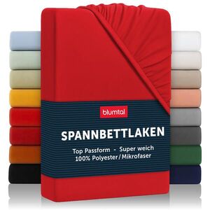 Blumtal NAPÍNACÍ prostěradlo z mikrovlákna, 140/200/30 cm, Červená obraz