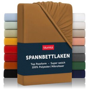 Blumtal NAPÍNACÍ prostěradlo z mikrovlákna, 135/190/30 cm, Hnědá obraz