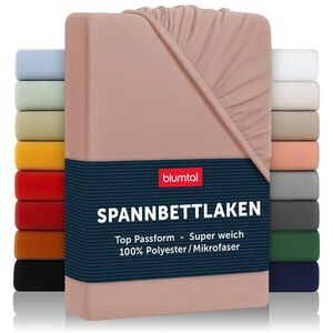 Blumtal NAPÍNACÍ prostěradlo z mikrovlákna, 90/190/30 cm, Růžová obraz