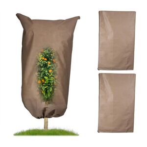 Relaxdays OBAL béžový 3dílná-sada zip 180x120 cm obraz