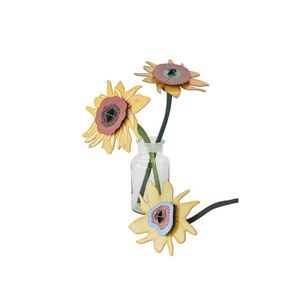 Studio Roof PAPÍROVÁ DEKORACE SLUNEČNICOVÉ TRIO, 4/27 CM obraz
