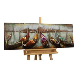 KUNSTLOFT KOVOVÝ OBRAZ BLÍZKOST DÁLEK, 120/40 CM obraz