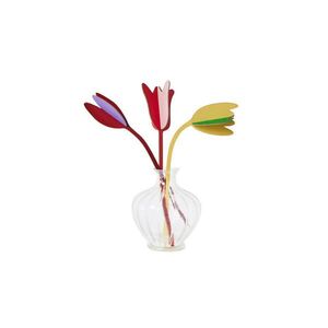 Studio Roof PAPÍROVÁ NÁSTĚNNÁ DEKORACE TULIPÁNOVÉ KVĚTY, 7/28 CM obraz
