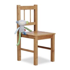 Relaxdays ŽIDLE Přírodní bambus 57 cm obraz