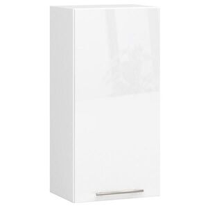 RAUMHIRSCH FURNITURE VĚŠÁKOVÁ SKŘÍŇKA bílá, bílá lesklá 72/40/30 obraz