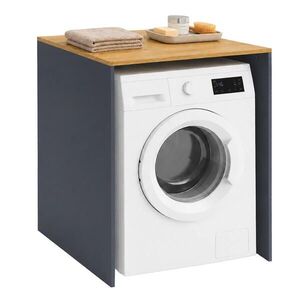 Relaxdays SKŘÍŇKA Antracit dřevotříska 88 cm obraz