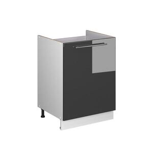 Vicco SKŘÍŇKA POD DŘEZ Fame-Line, Antracitový vysoký lesk/Bílá, 60 cm obraz